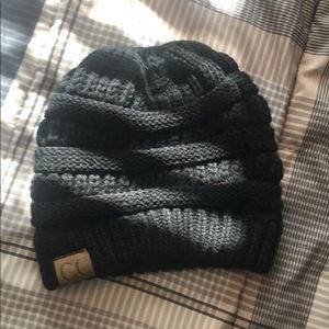 CC bun beanie